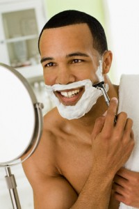 Man Shaving