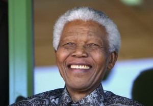 File photo of Nelson Mandela in Phokeng