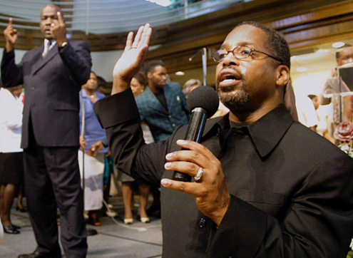 Black Pastor Preaching