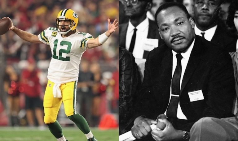 Aaron Rodgers should keep Dr. King’s name out of his mouth