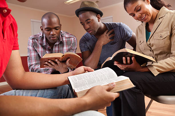 blackman and woman reading BIBLE