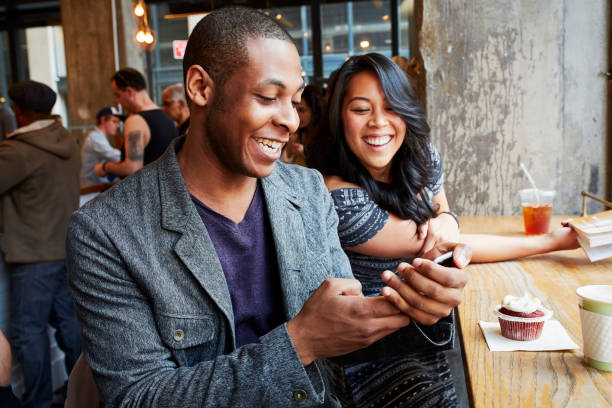 black couple restaurant