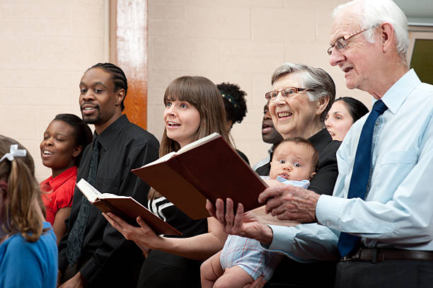 Christians Attending Church.