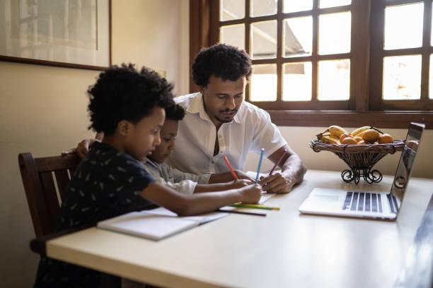 Black Dad and Sons - Homework.