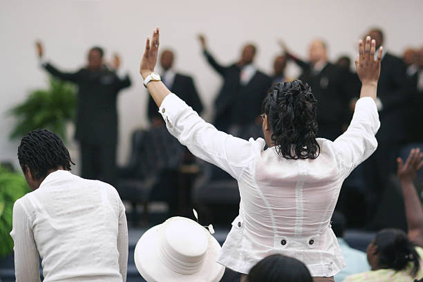 Devout Christians - Women Attending Church Service.