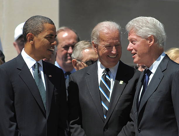 Former President Barack Obama - President Joe Biden - Former President Bill Clinton