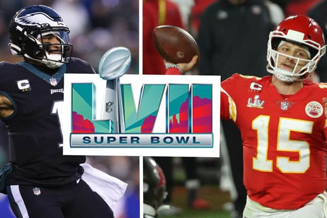 Super Bowl LVII - Mahomes vs Hurts.