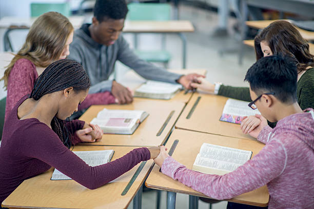 Christians - Prayer in Classroom.