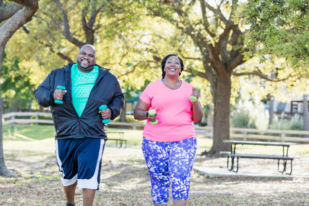 Black Couple Exercising 2023