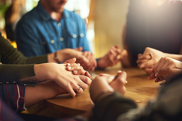 Christians - Praying Together.