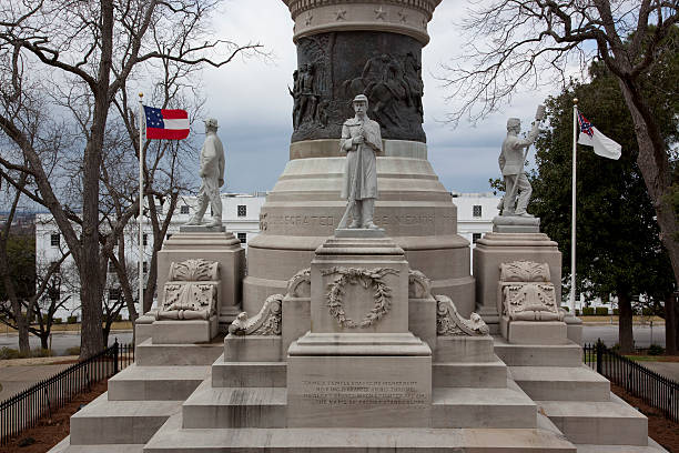 Confederate memorials.