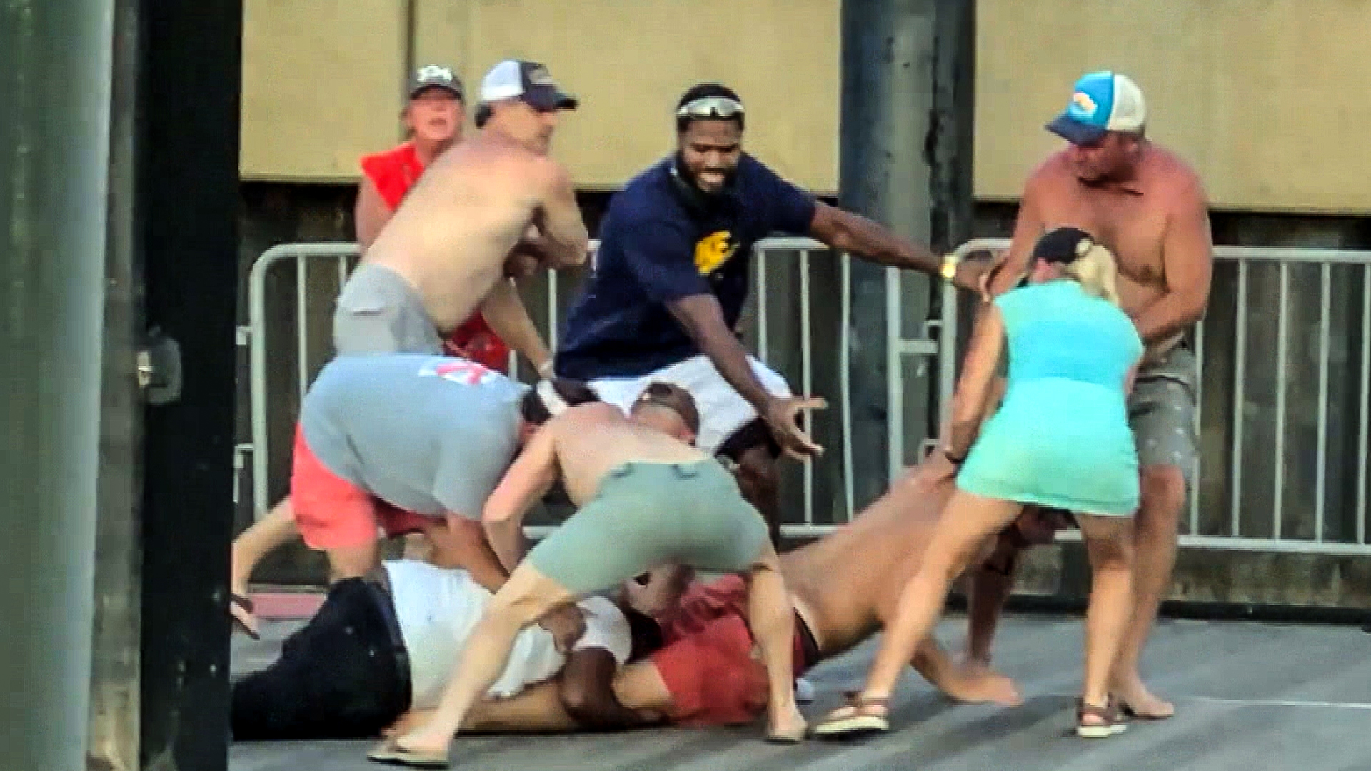 Black Men & Black Women United To Defend a Black Senior Citizen.