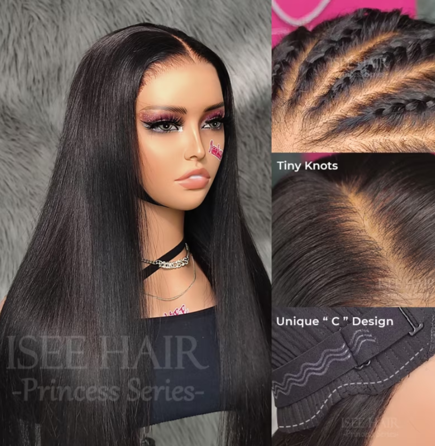 Isee Hair Efforteless Glueless wig For Black Girls.