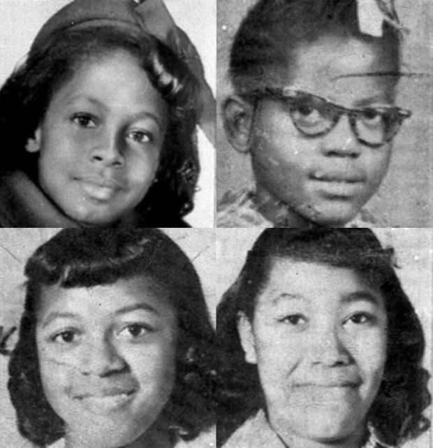 In Remembrance - Carol Denise McNair, Addie Mae Collins, Cynthia Dionne Wesley and Carole Rosamond Robertson.