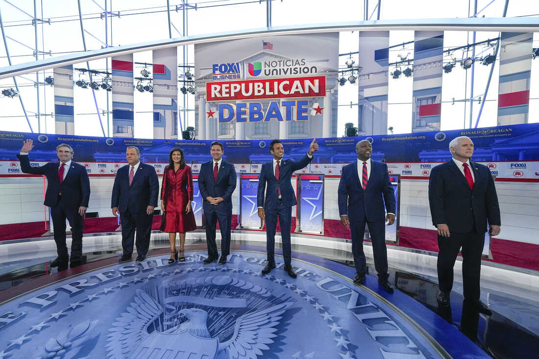 Ron DeSantis, Vivek Ramaswamy, Tim Scott, Chris Christie, Nikki Haley, Ron DeSantis, Mike Pence: To Debate or Not to Debate?