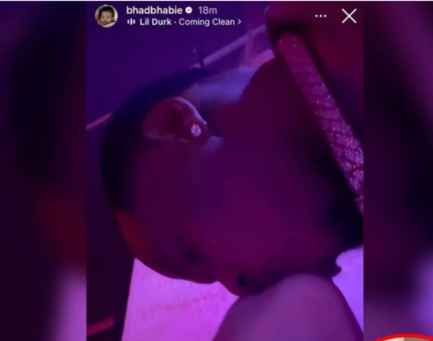 Bhad Bhabie Shares Photo Kissing Her Baby Daddy: A Closer Look.