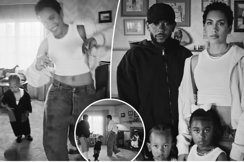 Kendrick Lamar's Fiancée, Whitney Alford, and Kids Make Rare Appearance