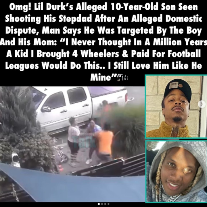 Lil Durk’s 10-Year-Old Son Allegedly Shoots Stepfather Amidst Domestic Dispute.