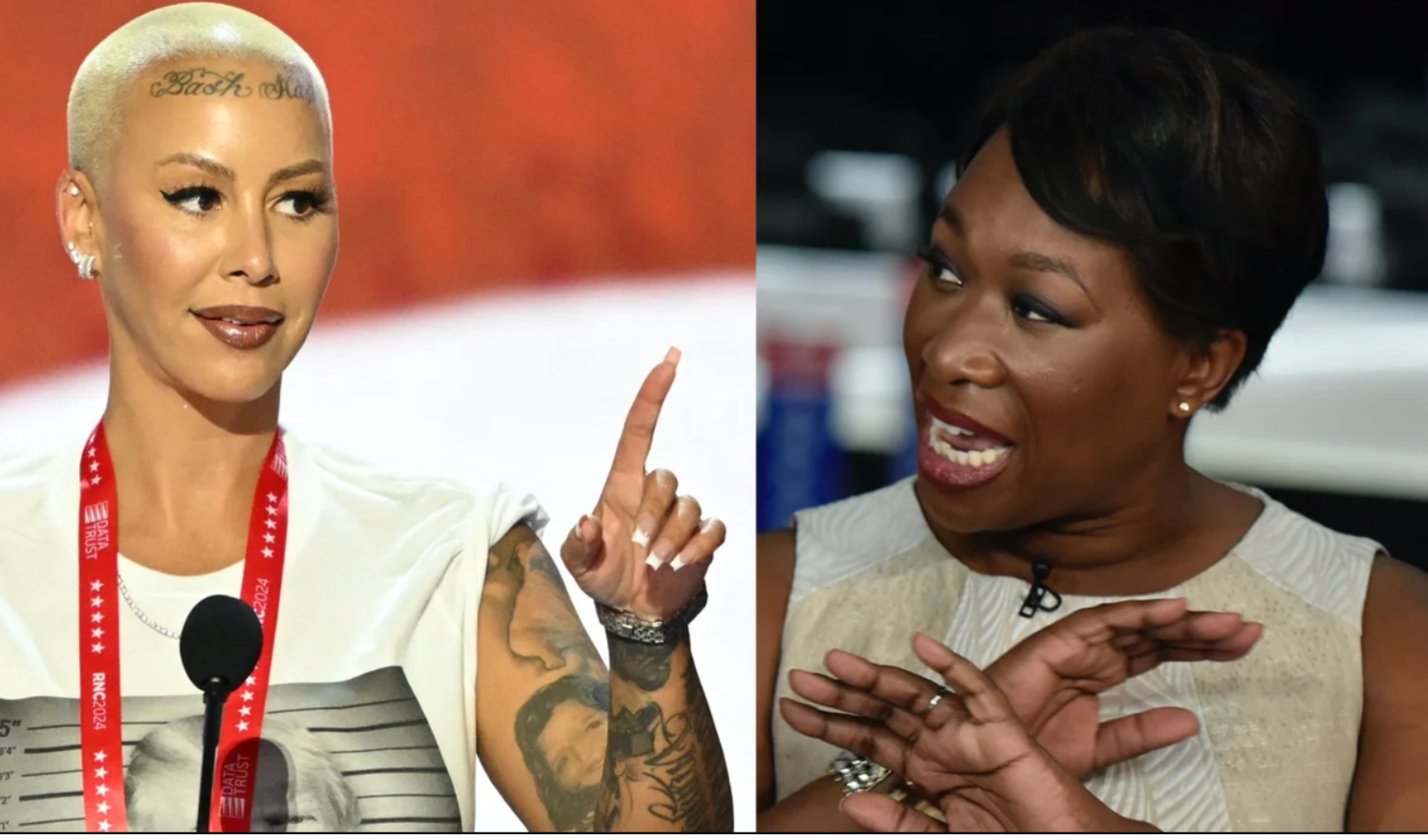 MSNBC's Joy Reid Calls Out Amber Rose: A Heated Exchange Over Identity and Politics.