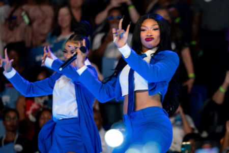 Megan Thee Stallion's Twerking Performance at Kamala Harris Rally in