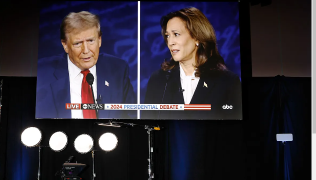 Kamala Harris vs. Donald Trump: Clear Contrast in 2024 Presidential Debate.